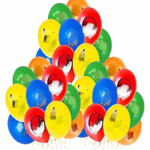 Kinder Ballons,30 Stück Cute Anime Luftballon,Cartoon Ballon Luftballons Geburtstag Party Set Latexballon Deko,Blauer Gelber Roter Orange Grüner Ballons Dekoration,Animal Ballons Feste Themenpartys von Yoimckay