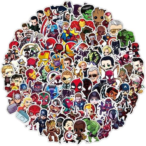 100 Stück Anime Aufkleber Graffiti, Vinyl Stickers Aufkleber, Aufkleber Wasserdichte Anime Sticker Set,für Kinder Skateboard, Laptop, Gepäck, Wasserbecher, für Jugendliche Kinder Erwachsene von Yoimckay