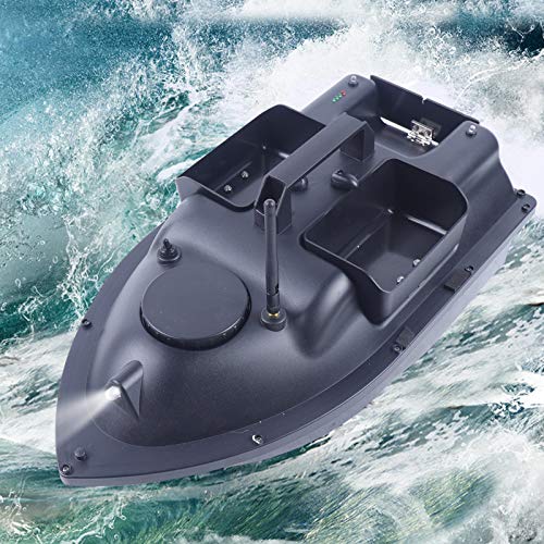 Yolancity 500m Futterboot Bausatz RC Fischköder Boot Köderboot Baitboat Doppelmotoren Nachtangeln 3 Unabhängigen Köderfächern mit 5200 mAh Batterie für Flüssen Seen Seichtem Wasser von Yolancity