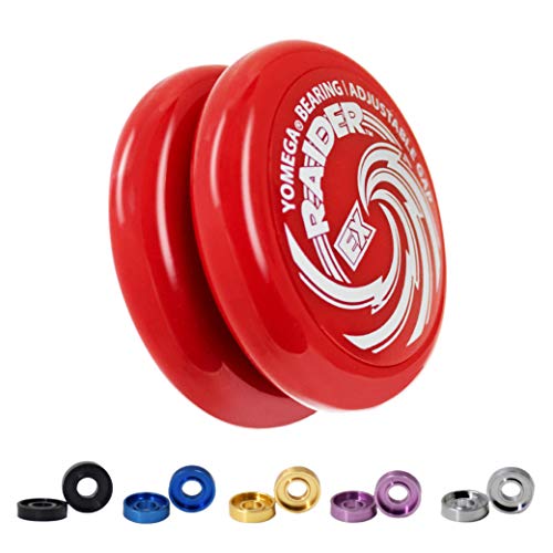 Yomega Raider Ex yoyo Professional yoyo Designed for looping Tricks, The Best Performance Answer for 2A Players. (rot) von Yomega