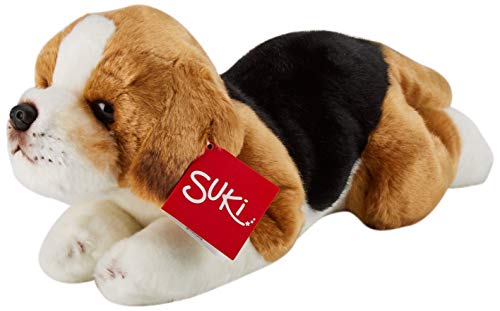 Yomiko 12058 Beagle Suki Tiere Stofftier, braun, Medium Resting von Yomiko