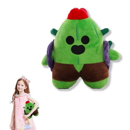 YongSral Brawl Stars Kuscheltiere, Brawl-Stars Figuren, Brawl-Stars Plüschtier, Brawl-Stars Plüsch Puppe, Brawl-Stars Plush Toy, Kaktus Plüschtier, Gift for Boys and Girls (A) von YongSral