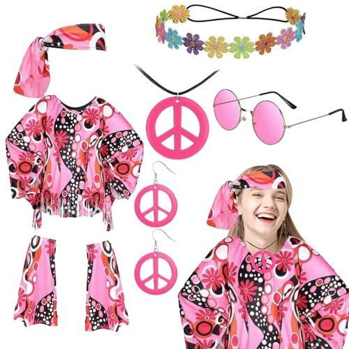 YongSral Hippie Kostüm Damen von YongSral