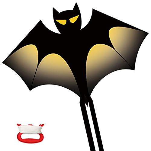 YongnKids Riesiger Fledermaus Drachen für Kinder, Leicht zu Fliegende Outdoor Spiele für 4 5 6+ Jahre Jungen Mädchen Spielzeug für draußen Mit Drachenschnur und Geschenktüte YongnKids Riesiger Fledermaus Drachen für Kinder, Leicht zu Fliegende Outdoor Spiele für 4 5 6+ Jahre Jungen Mädchen Spielzeug für draußen Mit Drachenschnur und Geschenktüte von YongnKids