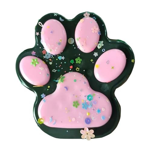 Cat Paw Squishy,14x14cm Katzenpfoten Squishy Toy Sensorisches Pfotenspielzeug Squishy Pfote Squeeze Spielzeug Zum Stressabbau Anti Stress Sensory Fidget Toys Für Erwachsene Und Kinder von Yonuaret