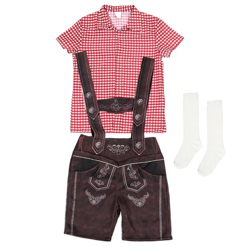 Yonuaret Kinder Oktoberfest Kostüm | Halloween Party Verkleidung | Festkleidung Für Umzüge Kindergarten Familienfeste Kinderfeste Yonuaret Kinder Oktoberfest Kostüm | Halloween Party Verkleidung | Festkleidung Für Umzüge Kindergarten Familienfeste Kinderfeste von Yonuaret