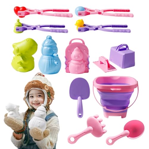 Yonuaret Schneeballzange, Schneespielzeug Kinder, Schneeball Maker Former, Schneeball Clip, Schneeball Maker Spielzeug Für Kinder Winter Schneeball Maker, Weihnachten Outdoor Winter Schnee Spielzeug von Yonuaret