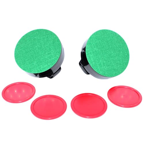 Yooghuge Air Hockey Pucks Und Paddel Ersatz 94 Mm Air Tischhockey Spielschieber Mit 4 Pucks Für Spieltische Ausrüstungsteil Unterhaltungsausrüstung von Yooghuge