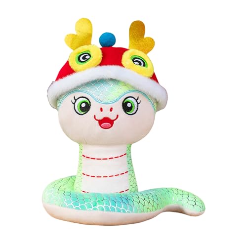 Yooghuge Chinesisches Neujahrs Plüschschlangen Spielzeug 2025 Zodiacal Maskottchen Puppen Kuscheltiere Für Heimdekorationen Festival Hängedekoration von Yooghuge