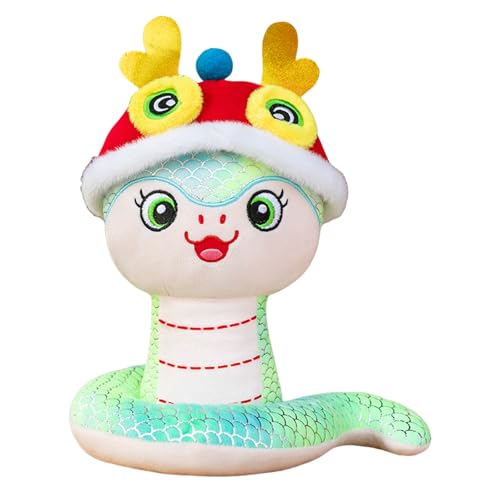 Yooghuge Chinesisches Neujahrs Plüschschlangen Spielzeug 2025 Zodiacal Maskottchen Puppen Kuscheltiere Für Heimdekorationen Festival Hängedekoration von Yooghuge