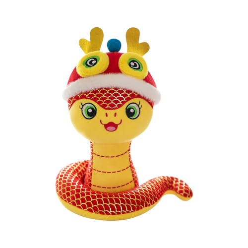 Yooghuge Chinesisches Neujahrs Plüschschlangen Spielzeug 2025 Zodiacal Maskottchen Puppen Kuscheltiere Für Heimdekorationen Festival Hängedekoration von Yooghuge