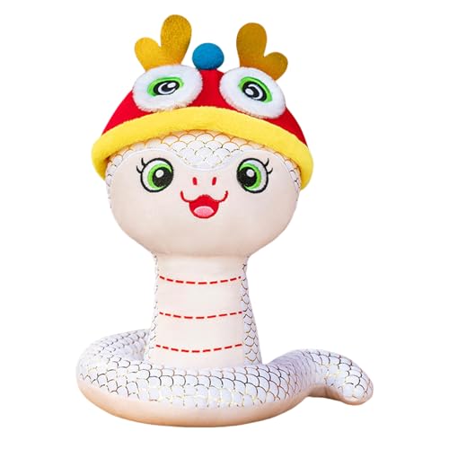 Yooghuge Chinesisches Neujahrs Plüschschlangen Spielzeug 2025 Zodiacal Maskottchen Puppen Kuscheltiere Für Heimdekorationen Festival Hängedekoration von Yooghuge