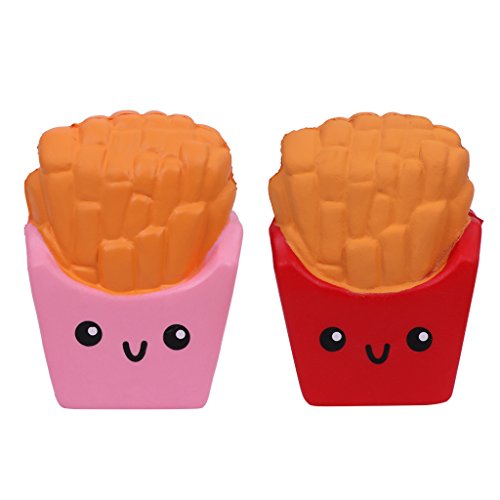 Yooghuge Langsam Steigendes Stressabbau Squeeze Handspielzeug Mit Pommes Frites Duft Geschenk Für Kinder von Yooghuge