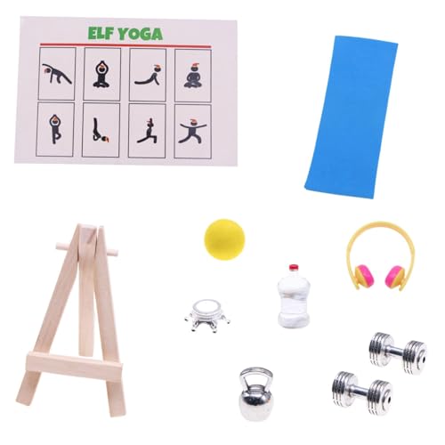 Yooghuge Multifunktionales Puppenhaus Set Mit Kleinem Sportzubehör 23-teiliges Set Mit Kleinen Golfplätzen Und Baseball Ausrüstung Für Den Täglichen Gebrauch von Yooghuge