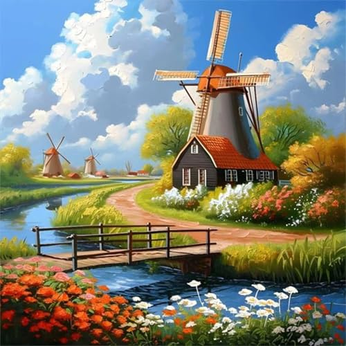 100 Teile Puzzles für Erwachsene,Herausforderndes Rätsel,Pädagogisches Spiel Puzzlespiele für Die Ganze Familie,Dekoration Geschenke Land Windmühle Landschaft 100 Teile Puzzles für Erwachsene,Herausforderndes Rätsel,Pädagogisches Spiel Puzzlespiele für Die Ganze Familie,Dekoration Geschenke Land Windmühle Landschaft von Yoonqun