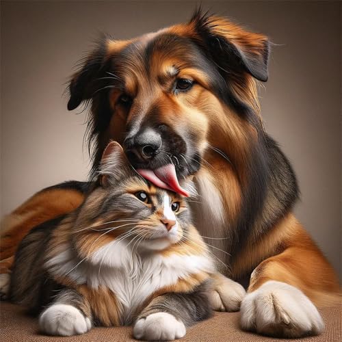 1000 Teile Puzzles für Erwachsene,Herausforderndes Rätsel,Pädagogisches Spiel Puzzlespiele für Die Ganze Familie,Dekoration Geschenke Hund Katze Tiere 1000 Teile Puzzles für Erwachsene,Herausforderndes Rätsel,Pädagogisches Spiel Puzzlespiele für Die Ganze Familie,Dekoration Geschenke Hund Katze Tiere von Yoonqun