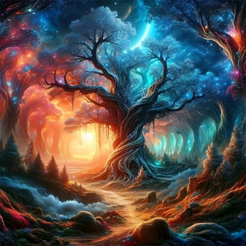 300 Teile Puzzles für Erwachsene,Herausforderndes Rätsel,Pädagogisches Spiel Puzzlespiele für Die Ganze Familie,Dekoration Geschenke Baum des Lebens Landschaft 300 Teile Puzzles für Erwachsene,Herausforderndes Rätsel,Pädagogisches Spiel Puzzlespiele für Die Ganze Familie,Dekoration Geschenke Baum des Lebens Landschaft von Yoonqun