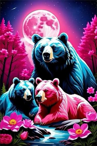 Puzzle 30 Teile,Puzzles Für Erwachsene,Herausforderndes Rätsel,Pädagogisches Spiel Puzzlespiele für Die Ganze Familie,Dekoration Geschenke - Rote Mondlichtbären Puzzle 30 Teile,Puzzles Für Erwachsene,Herausforderndes Rätsel,Pädagogisches Spiel Puzzlespiele für Die Ganze Familie,Dekoration Geschenke - Rote Mondlichtbären von Yoonqun