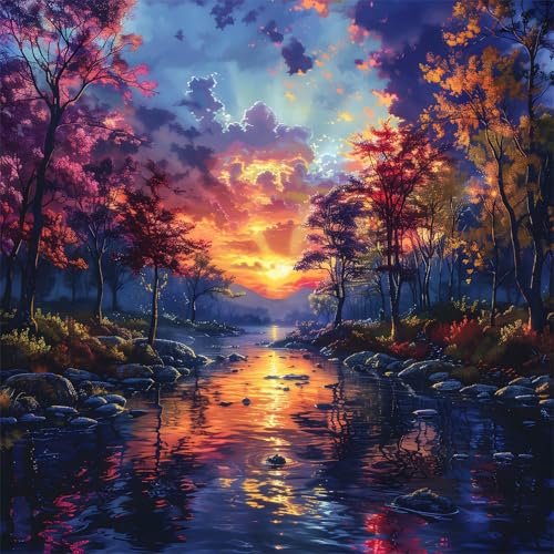 Puzzles 120 Teile, Puzzle Für Erwachsene, 20x20 cm Puzzle Lernspiel Herausforderung Spielzeug 120 Teile Sonnenuntergang Wälder Flüsse Landschaft Puzzles für Erwachsene Puzzles 120 Teile, Puzzle Für Erwachsene, 20x20 cm Puzzle Lernspiel Herausforderung Spielzeug 120 Teile Sonnenuntergang Wälder Flüsse Landschaft Puzzles für Erwachsene von Yoonqun