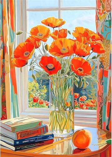 Puzzles 1200 Teile, Puzzle Für Erwachsene,75x50 cm Puzzle Lernspiel Herausforderung Spielzeug 1200 Mohnstrauß Puzzles für Erwachsene Puzzles 1200 Teile, Puzzle Für Erwachsene,75x50 cm Puzzle Lernspiel Herausforderung Spielzeug 1200 Mohnstrauß Puzzles für Erwachsene von Yoonqun