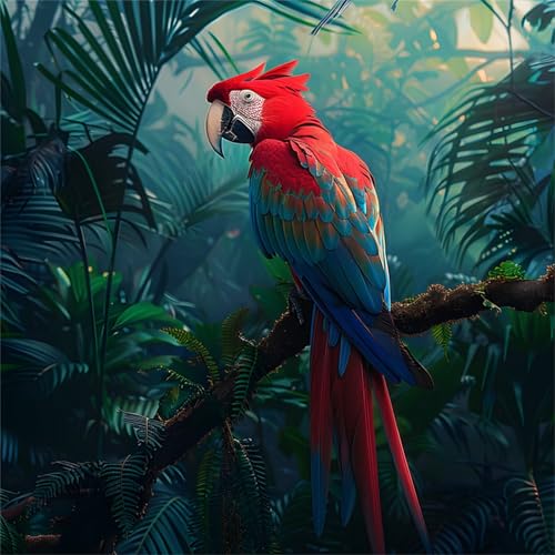 Puzzles 200 Teile, Puzzle Für Erwachsene, 28x28 cm Puzzle Lernspiel Herausforderung Spielzeug 200 Teile Dschungelpapageienpflanzen Puzzles für Erwachsene Puzzles 200 Teile, Puzzle Für Erwachsene, 28x28 cm Puzzle Lernspiel Herausforderung Spielzeug 200 Teile Dschungelpapageienpflanzen Puzzles für Erwachsene von Yoonqun