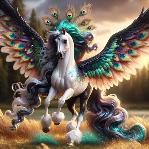 Puzzles 200 Teile, Puzzle Für Erwachsene, 28x28 cm Puzzle Lernspiel Herausforderung Spielzeug 200 Teile Pfauenflügelpferd Puzzles für Erwachsene Puzzles 200 Teile, Puzzle Für Erwachsene, 28x28 cm Puzzle Lernspiel Herausforderung Spielzeug 200 Teile Pfauenflügelpferd Puzzles für Erwachsene von Yoonqun