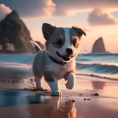 Puzzles 200 Teile, Puzzle Für Erwachsene, 28x28 cm Puzzle Lernspiel Herausforderung Spielzeug 200 Teile Strandhund Puzzles für Erwachsene Puzzles 200 Teile, Puzzle Für Erwachsene, 28x28 cm Puzzle Lernspiel Herausforderung Spielzeug 200 Teile Strandhund Puzzles für Erwachsene von Yoonqun