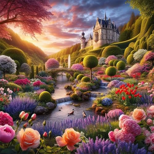 Puzzles 500 Teile, Puzzle Für Erwachsene, 45x45 cm Puzzle Lernspiel Herausforderung Spielzeug 500 Teile Blumen Schloss Landschaft Puzzles für Erwachsene Puzzles 500 Teile, Puzzle Für Erwachsene, 45x45 cm Puzzle Lernspiel Herausforderung Spielzeug 500 Teile Blumen Schloss Landschaft Puzzles für Erwachsene von Yoonqun