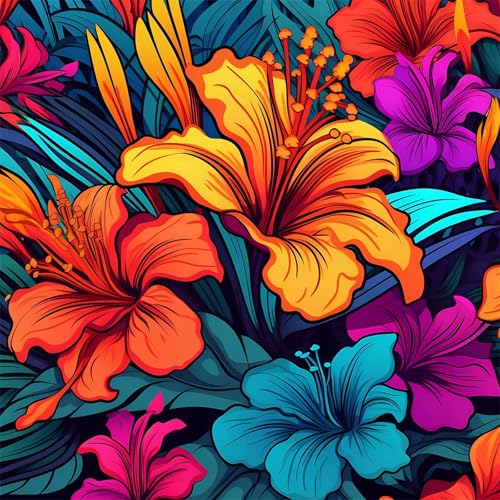 Puzzles 500 Teile, Puzzle Für Erwachsene, 45x45 cm Puzzle Lernspiel Herausforderung Spielzeug 500 Teile Bunte Lilien Blume Puzzles für Erwachsene Puzzles 500 Teile, Puzzle Für Erwachsene, 45x45 cm Puzzle Lernspiel Herausforderung Spielzeug 500 Teile Bunte Lilien Blume Puzzles für Erwachsene von Yoonqun