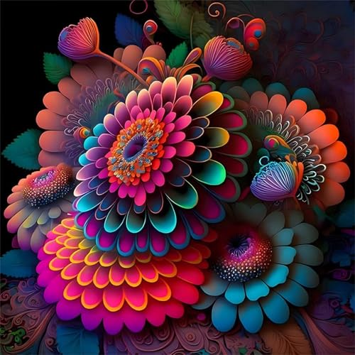 Puzzles 500 Teile, Puzzle Für Erwachsene, 45x45 cm Puzzle Lernspiel Herausforderung Spielzeug 500 Teile Dahlienblüten Puzzles für Erwachsene Puzzles 500 Teile, Puzzle Für Erwachsene, 45x45 cm Puzzle Lernspiel Herausforderung Spielzeug 500 Teile Dahlienblüten Puzzles für Erwachsene von Yoonqun