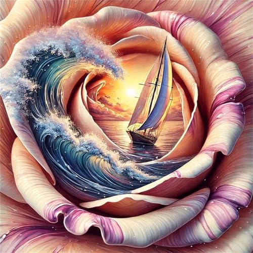 Puzzles 500 Teile, Puzzle Für Erwachsene, 45x45 cm Puzzle Lernspiel Herausforderung Spielzeug 500 Teile Rose Landschaft Sea Segelboot Puzzles für Erwachsene Puzzles 500 Teile, Puzzle Für Erwachsene, 45x45 cm Puzzle Lernspiel Herausforderung Spielzeug 500 Teile Rose Landschaft Sea Segelboot Puzzles für Erwachsene von Yoonqun