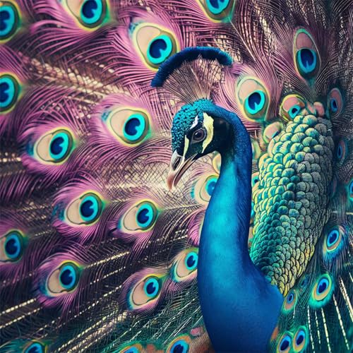 Puzzles 500 Teile, Puzzle Für Erwachsene, 45x45 cm Puzzle Lernspiel Herausforderung Spielzeug 500 Teile Schöner Pfau Puzzles für Erwachsene Puzzles 500 Teile, Puzzle Für Erwachsene, 45x45 cm Puzzle Lernspiel Herausforderung Spielzeug 500 Teile Schöner Pfau Puzzles für Erwachsene von Yoonqun