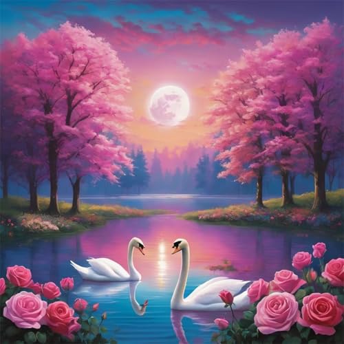 Puzzles 500 Teile, Puzzle Für Erwachsene, 45x45 cm Puzzle Lernspiel Herausforderung Spielzeug 500 Teile Schwanensee-Rosenlandschaft Puzzles für Erwachsene Puzzles 500 Teile, Puzzle Für Erwachsene, 45x45 cm Puzzle Lernspiel Herausforderung Spielzeug 500 Teile Schwanensee-Rosenlandschaft Puzzles für Erwachsene von Yoonqun