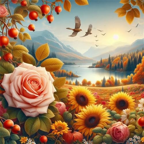 Puzzles 500 Teile, Puzzle Für Erwachsene, 45x45 cm Puzzle Lernspiel Herausforderung Spielzeug 500 Teile Seeufer Feld Blumenlandschaft Puzzles für Erwachsene Puzzles 500 Teile, Puzzle Für Erwachsene, 45x45 cm Puzzle Lernspiel Herausforderung Spielzeug 500 Teile Seeufer Feld Blumenlandschaft Puzzles für Erwachsene von Yoonqun