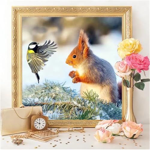 Puzzles 500 Teile, Puzzle Für Erwachsene, 45x45 cm Puzzle Lernspiel Herausforderung Spielzeug 500 Teile Spatz Eichhörnchen Puzzles für Erwachsene Puzzles 500 Teile, Puzzle Für Erwachsene, 45x45 cm Puzzle Lernspiel Herausforderung Spielzeug 500 Teile Spatz Eichhörnchen Puzzles für Erwachsene von Yoonqun
