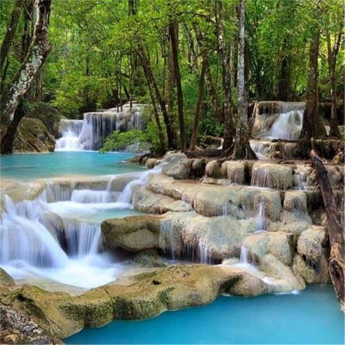 Puzzles 500 Teile, Puzzle Für Erwachsene, 45x45 cm Puzzle Lernspiel Herausforderung Spielzeug 500 Teile Wasserfallwald Puzzles für Erwachsene Puzzles 500 Teile, Puzzle Für Erwachsene, 45x45 cm Puzzle Lernspiel Herausforderung Spielzeug 500 Teile Wasserfallwald Puzzles für Erwachsene von Yoonqun