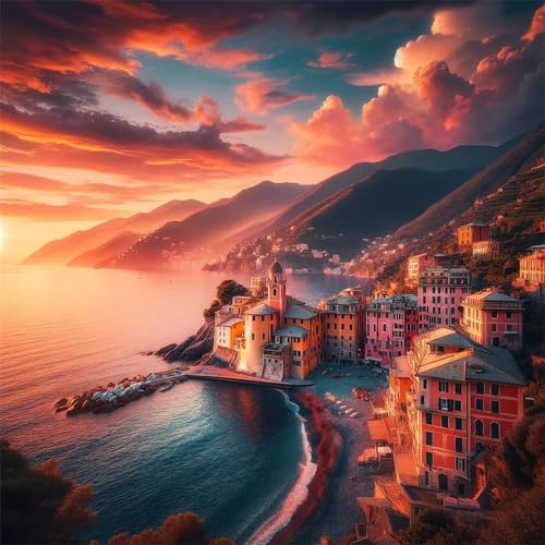 Puzzles 70 Teile, Puzzle Für Erwachsene, 16x16 cm Puzzle Lernspiel Herausforderung Spielzeug 70 Teile Küstenstadtlandschaft Puzzles für Erwachsene Puzzles 70 Teile, Puzzle Für Erwachsene, 16x16 cm Puzzle Lernspiel Herausforderung Spielzeug 70 Teile Küstenstadtlandschaft Puzzles für Erwachsene von Yoonqun