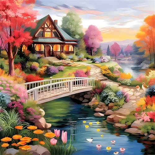 Puzzles 70 Teile, Puzzle Für Erwachsene, 16x16 cm Puzzle Lernspiel Herausforderung Spielzeug 70 Teile Landgartenlandschaft Puzzles für Erwachsene Puzzles 70 Teile, Puzzle Für Erwachsene, 16x16 cm Puzzle Lernspiel Herausforderung Spielzeug 70 Teile Landgartenlandschaft Puzzles für Erwachsene von Yoonqun