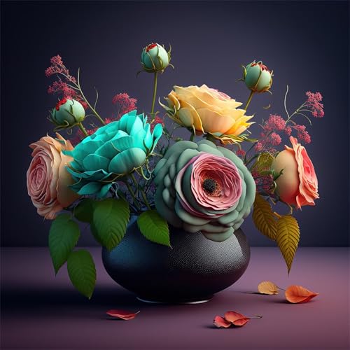 Puzzles 70 Teile, Puzzle Für Erwachsene, 16x16 cm Puzzle Lernspiel Herausforderung Spielzeug 70 Teile Rosenstraußvase Puzzles für Erwachsene Puzzles 70 Teile, Puzzle Für Erwachsene, 16x16 cm Puzzle Lernspiel Herausforderung Spielzeug 70 Teile Rosenstraußvase Puzzles für Erwachsene von Yoonqun