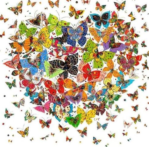 Puzzles 70 Teile, Puzzle Für Erwachsene, 16x16 cm Puzzle Lernspiel Herausforderung Spielzeug 70 Teile Schmetterlingsherz Puzzles für Erwachsene Puzzles 70 Teile, Puzzle Für Erwachsene, 16x16 cm Puzzle Lernspiel Herausforderung Spielzeug 70 Teile Schmetterlingsherz Puzzles für Erwachsene von Yoonqun