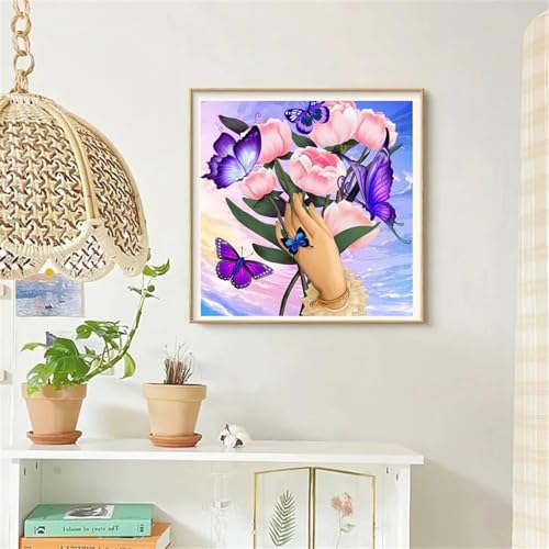 Puzzles 70 Teile, Puzzle Für Erwachsene, 16x16 cm Puzzle Lernspiel Herausforderung Spielzeug 70 Teile Schmetterlingsrosen Puzzles für Erwachsene Puzzles 70 Teile, Puzzle Für Erwachsene, 16x16 cm Puzzle Lernspiel Herausforderung Spielzeug 70 Teile Schmetterlingsrosen Puzzles für Erwachsene von Yoonqun