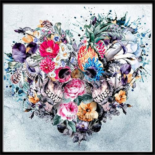 Puzzles 70 Teile, Puzzle Für Erwachsene, 16x16 cm Puzzle Lernspiel Herausforderung Spielzeug 70 Teile Totenkopfblumen Puzzles für Erwachsene Puzzles 70 Teile, Puzzle Für Erwachsene, 16x16 cm Puzzle Lernspiel Herausforderung Spielzeug 70 Teile Totenkopfblumen Puzzles für Erwachsene von Yoonqun