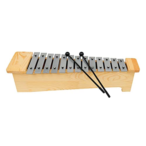 Yopeissn Diskant-Glockenspiel mit 13 Lautsprechern, Früherziehungs-Musikspielzeug, Handklopfklavier für Kinder von Yopeissn