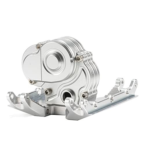 Yopeissn GetriebegehäUse-Set Getriebedeckel mit Getriebehalter für Axial 1/18 UTB18 Capra RC-Kletterwagenteile, Silber von Yopeissn
