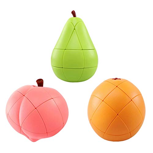 Yopeissn Puzzle Obst Pfirsich Orange Birne Zitrone Spezielle Niedliche Form Spielzeug Quadrat Professionelle PäDagogische Cubo Spielzeug von Yopeissn