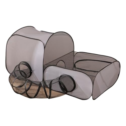 Yorajuy Katzenspielstall | Tragbares Outdoor-Haustier-Tunnel-Katzen-Spielhaus – atmungsaktives Netz- -Spielhaus mit Tunnel, Oxford-Haustierzelt für Welpen, Hunde, Kleintiere Yorajuy Katzenspielstall | Tragbares Outdoor-Haustier-Tunnel-Katzen-Spielhaus – atmungsaktives Netz- -Spielhaus mit Tunnel, Oxford-Haustierzelt für Welpen, Hunde, Kleintiere von Yorajuy