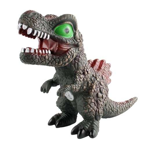 Yorajuy Weiches Dinosaurierspielzeug, Sound-Dinosaurierspielzeug,Realistisches quietschendes Gummi-Dinosaurierspielzeug mit Sound | Lehrreiches und unterhaltsames Gummi-Dinosaurier-Modellspielzeug für von Yorajuy