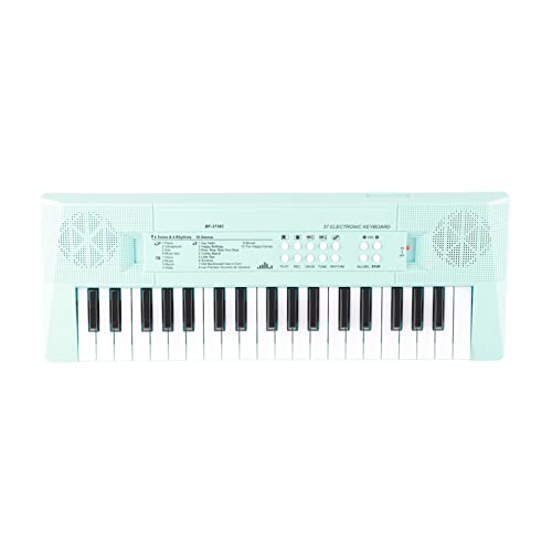 Musikalisches Tastatur mit 37 Tasten 2 Töne, 16 Songs, 4 Rhythmen und Mikrofon für Bettinerer Bildungsinstrument (1) von Yosoo Health Gear