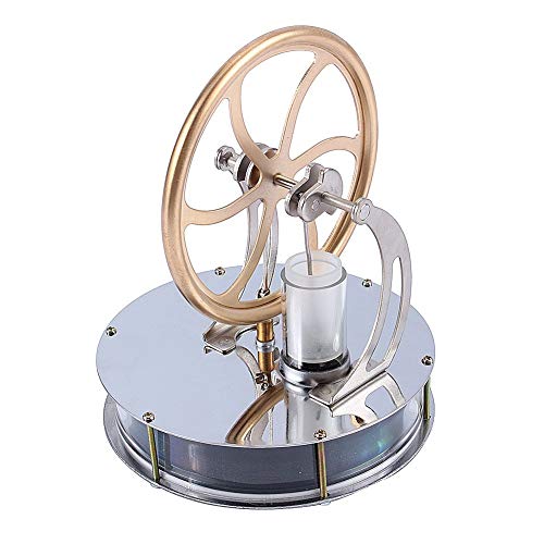 Yosoo Niedriger Temperatur Stirling Motor Stirlingmotor Sterling Engine Perpetuum Mobile Beta Stirling Engine Handwärme Stirling pädagogisches Physik Spielzeug Kit Großes Geschenk von Yosoo