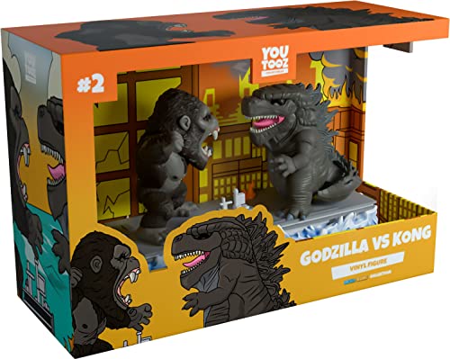 Youtooz Godzilla Vs Kong Figuren, 2 Stück, 10,9 cm Vinyl-Figur, Sammelfigur Godzilla-Figur und Kong-Figur Godzilla vs Kong Collection von Youtooz